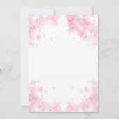 Invitation Brunch Fête des Mères Botanique Rose Blush (Dos)