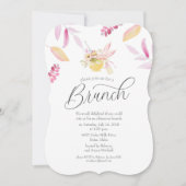 Invitation Brunch floral (Devant)