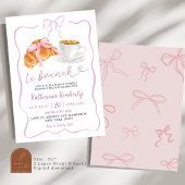 Invitation Brunch French Birthday à Paris