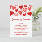 Invitation Brunch Galentine rose et rouge Amies (Debout devant)