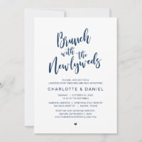 Brunch mariage avec les jeunes mariés, Moderne rus
