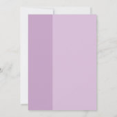 Invitation Brunch Mariage Lavender Love (Dos)