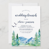 Invitation Brunch Mariage Rocky Mountain (Devant)