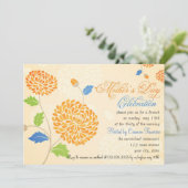 Invitation Brunch moderne élégant de célébration du jour de (Debout devant)