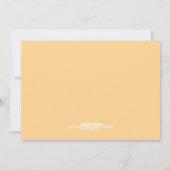 Invitation Brunch moderne élégant de célébration du jour de (Dos)