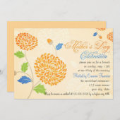 Invitation Brunch moderne élégant de célébration du jour de (Devant / Derrière)