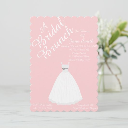 Invitation Brunch nuptial (Debout devant)