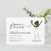 Invitation Brunch nuptial Avatar personnalisable | Habille (Debout devant)