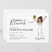 Invitation Brunch nuptial Avatar personnalisable | Longues ch (Devant / Derrière)