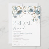 Invitation Brunch nuptial beige beige Dusty (Devant)