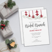 Invitation Brunch nuptial de Noël