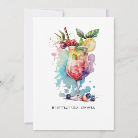 Invitation Brunch nuptial | Douche Couples (Dos)