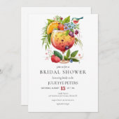 Invitation Brunch nuptial | Douche Couples (Devant / Derrière)