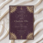 Invitation Brunch nuptial du soleil céleste et de la lune de 