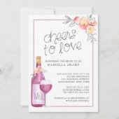 Invitation Brunch nuptial du vin de prune (Devant)