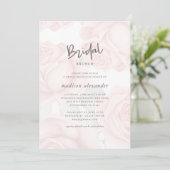 Invitation Brunch nuptial floral bouché (Debout devant)