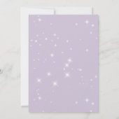 Invitation Brunch nuptial minimaliste violet moderne (Dos)