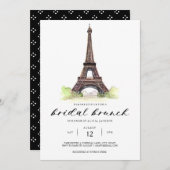 Invitation Brunch nuptial Paris (Devant / Derrière)