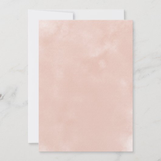 Invitation Brunch nuptial rustique Bourgogne & Roses Roses Ro (Dos)