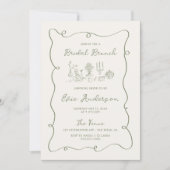 Invitation Brunch nuptial Sage-Main (Devant)