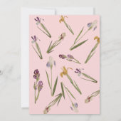 Invitation Brunch personnalisé pour la fête des mères | thème (Dos)