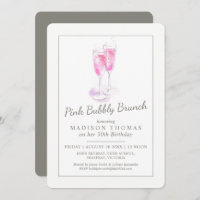 Brunch pétillant rose bulles de champagne événemen
