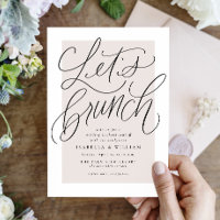 Brunch poêlé rose pâle après mariage