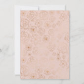 Invitation Brunch pour bébé - Fleurs de printemps (Dos)