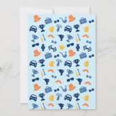 Invitation brunch pour la fête des Pères avec icôn (Dos)