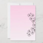 Invitation Brunch Rose, Brunch Et Bulles (Dos)