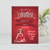 Invitation Brunch sur mesure de Galentine (Debout devant)