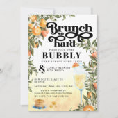 Invitation Brunch tellement dur | Virtual Mimosa Brunch Invit (Devant)
