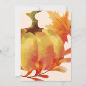 Invitation Brunch Thanksgiving en famille (Dos)