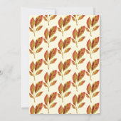 Invitation Brunch Thanksgiving en famille (Dos)