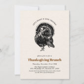 Invitation Brunch Thanksgiving | Turquie vintage (Devant)