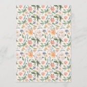 Invitation Brunch vintage Fête des Mères (Dos)