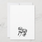 Invitation Brunch Whimsical & Fête des mariées Bubbly (Dos)