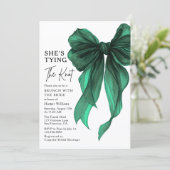 Invitation Brunch With The Bride She's Tying The Knot Bow (Debout devant)