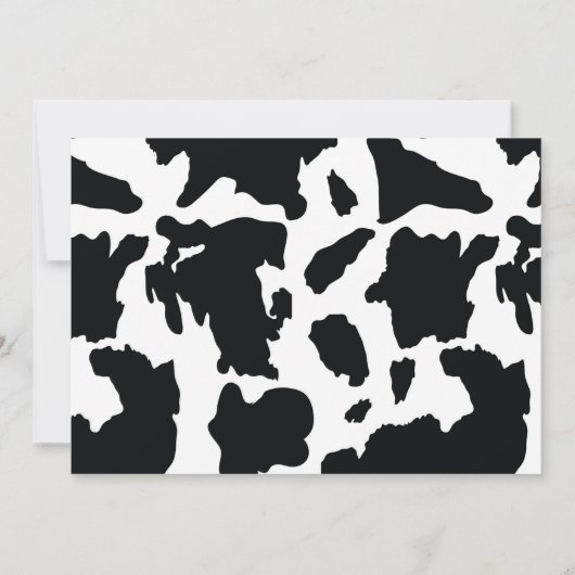 Invitation Brunette Cowboy Fête d'anniversaire de l'Ouest (Dos)