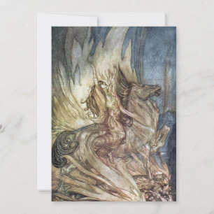 Invitation Brünnhilde et le bûcher funéraire de Siegfried