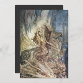 Invitation Brünnhilde et le bûcher funéraire de Siegfried (Devant / Derrière)