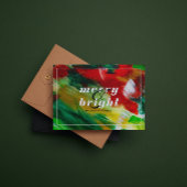 Invitation Brushstrokes Festive Abstrait Arrière - plan de No