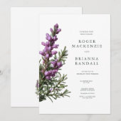 Invitation Bruyère (Devant / Derrière)