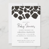 Invitation BRYNDLE Vache d'élevage moderne Baby shower d'impr (Devant)