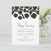 Invitation BRYNDLE Vache d'élevage moderne Baby shower d'impr (Debout devant)