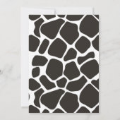 Invitation BRYNDLE Vache d'élevage moderne Baby shower d'impr (Dos)