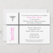 Invitation BSN LPN RN d'obtention du diplôme (Devant)