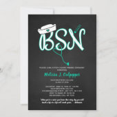 Invitation BSN PHOTO infirmière cérémonie de remise des diplô (Devant)