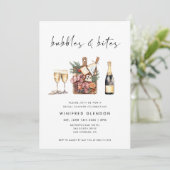 Invitation Bubbles and Bites Bridal Shower (Debout devant)