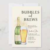 Invitation Bubbles and Brews Engagement Party (Devant)